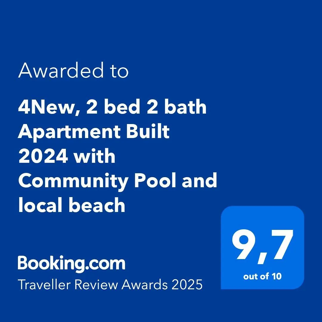4New, 2 Bed 2 Bath Apartment Built 2024 With Community Pool And Local Beach Mijas